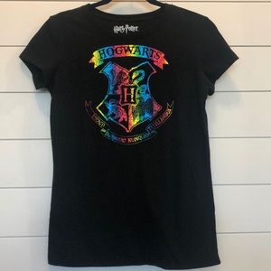 🛍 3 FOR $20🛍 HP Hogtwarts Black Graphic Tee